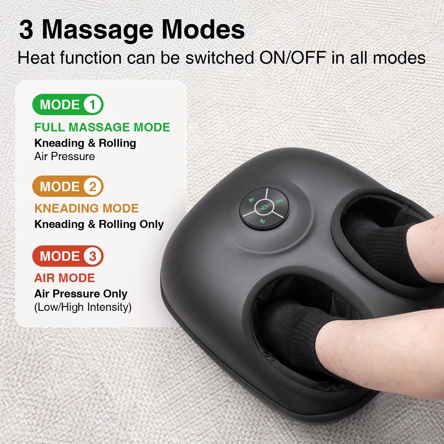 Foot Massager Roller Rhythmic Full Wrap Airbag